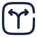 Branching Paths Up SVG Icon